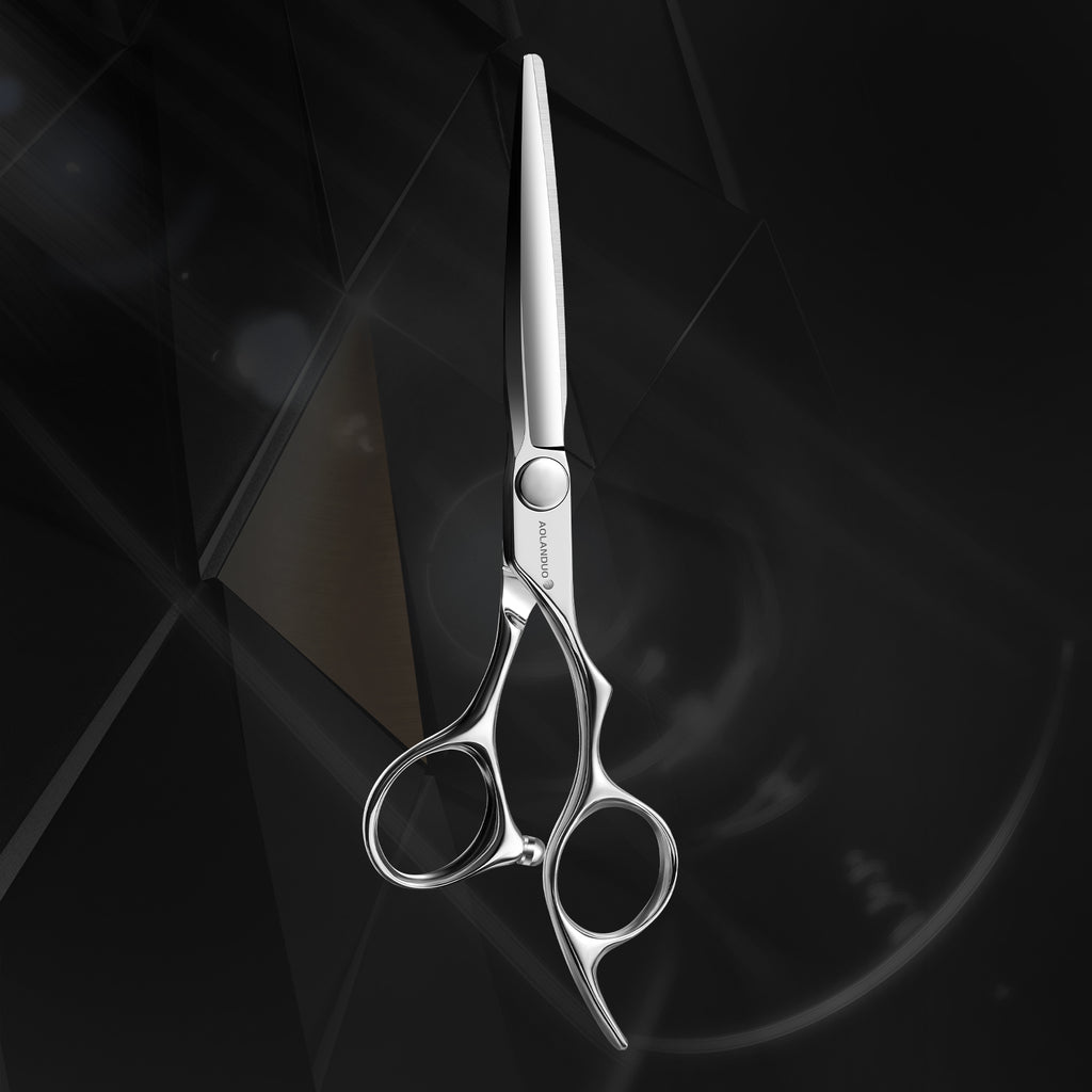 6" Professional Barber Scissors – Japanese VG10 Steel with Convex Edge & Smooth Ball-Bearing System