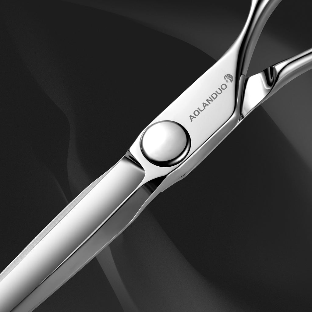 6" Professional Barber Scissors – Japanese VG10 Steel with Convex Edge & Smooth Ball-Bearing System
