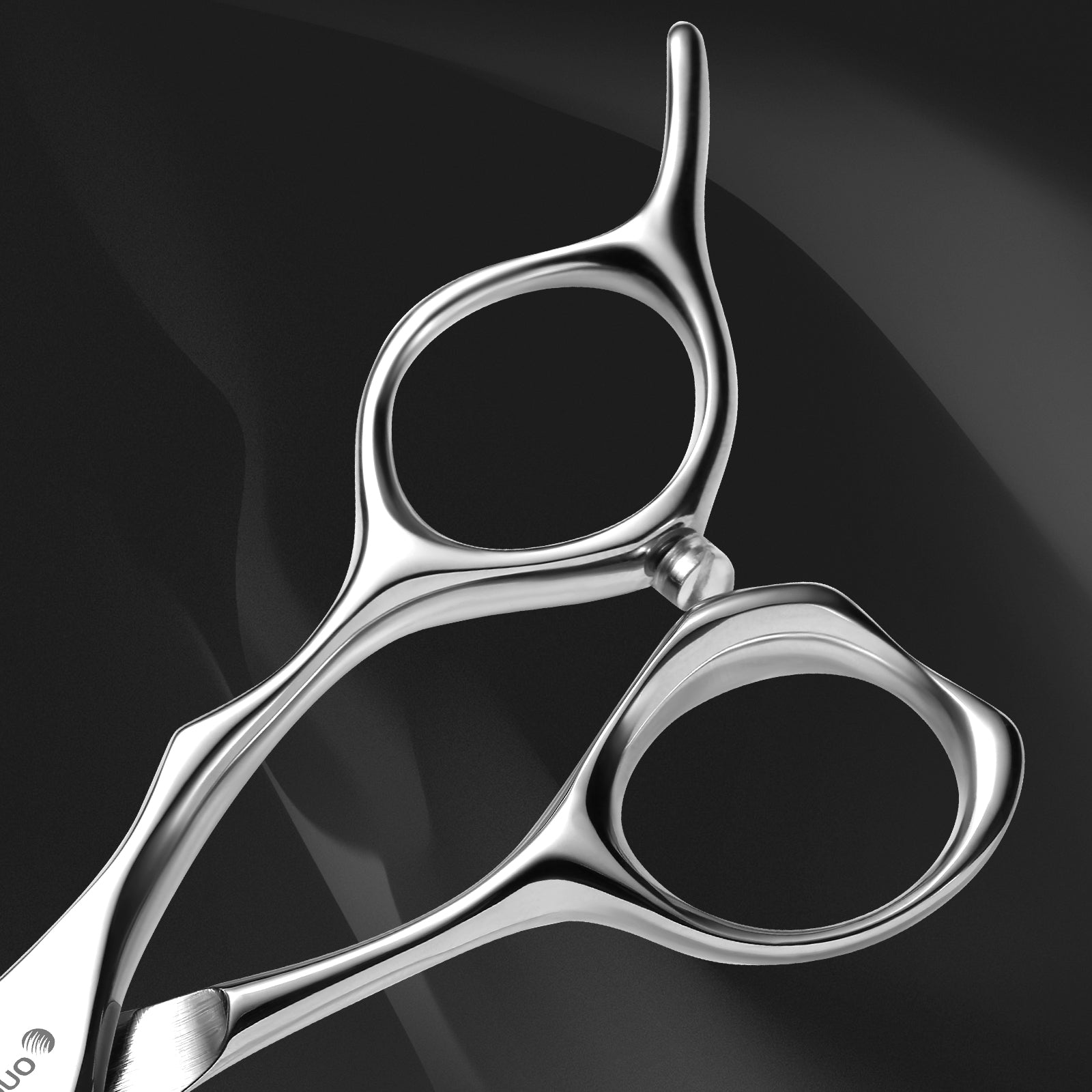 AOLANDUO Invisible-Blend Thinning Scissors – 6" VG10 Texturizing Shears for Natural Volume & Soft Layers – 25-Tooth Precision Edge, Offset Ergonomic Handle, Professional Hairdressing Scissors