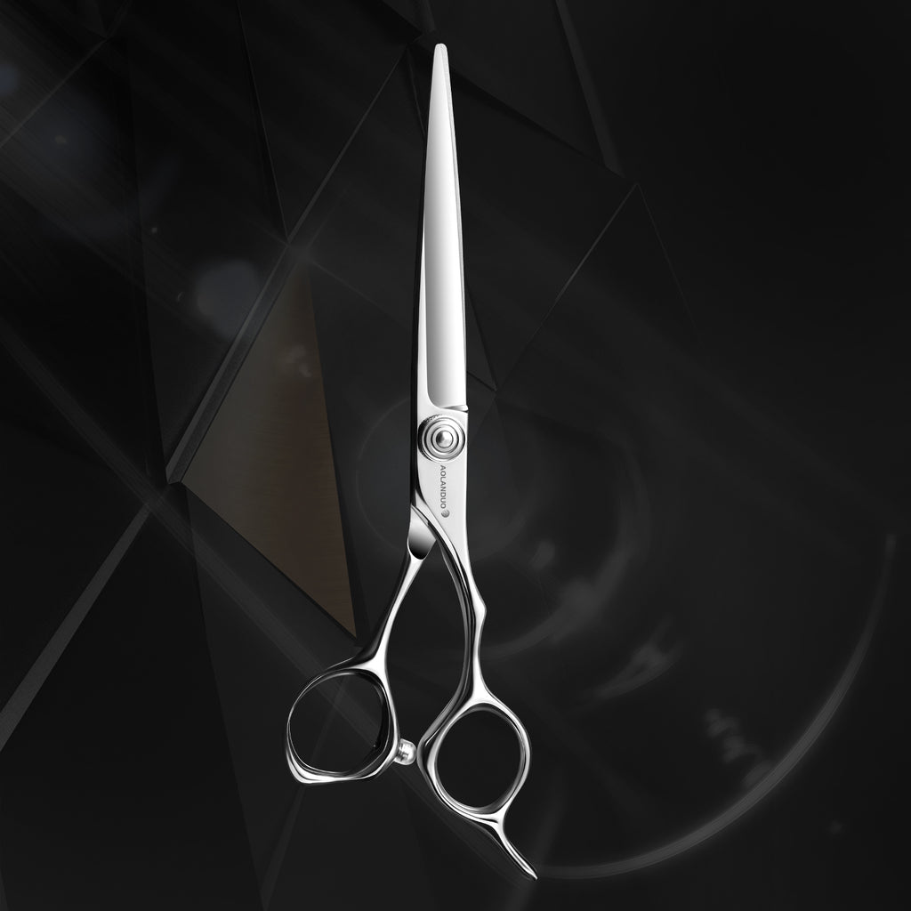 6.5 Inch Professional Precision Hair Shears– VG10 Steel, True Convex Edge, Semi-Offset Handle