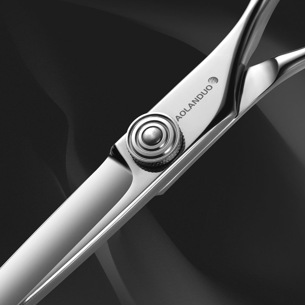 6.5 Inch Professional Precision Hair Shears– VG10 Steel, True Convex Edge, Semi-Offset Handle