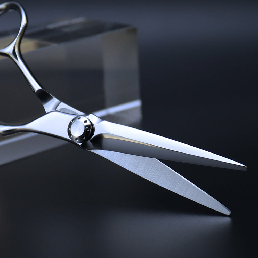 Power-Cut 6" Hair Shears for Men's Thick Hair – Japanese VG10 Steel Barber Scissors
