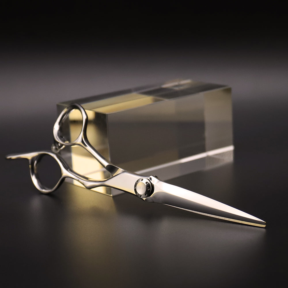 Power-Cut 6" Hair Shears for Men's Thick Hair – Japanese VG10 Steel Barber Scissors